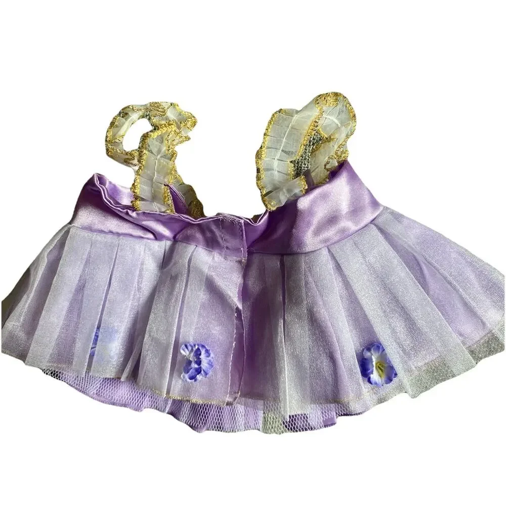 Build-A-Bear purple satin