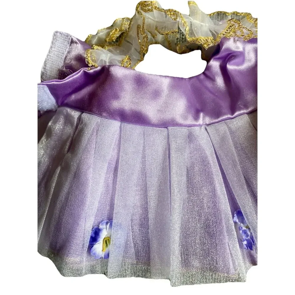 Build-A-Bear purple satin