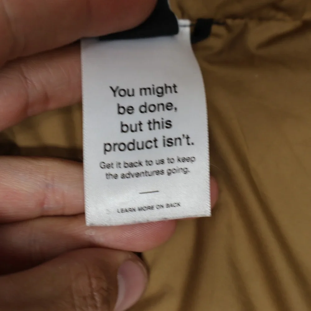 The North Face blemish this