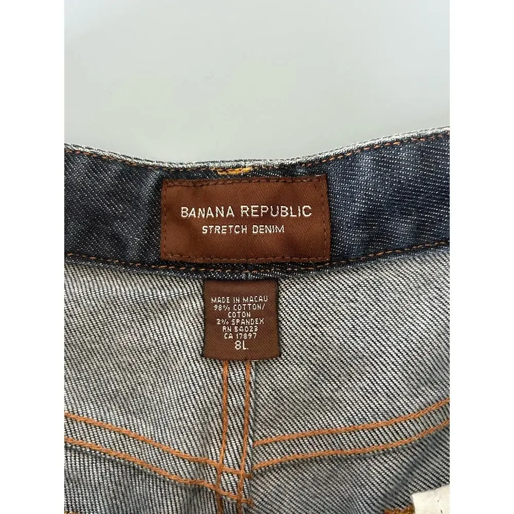 Banana Republic womens jeans size 8Long cropped cute hem