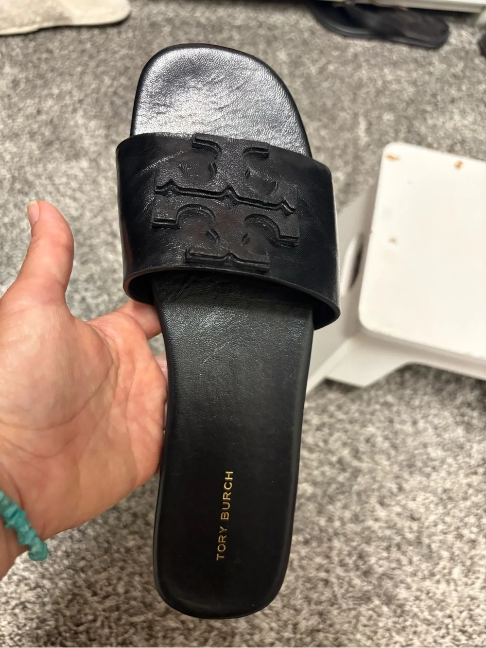 Tory Burch smooth black