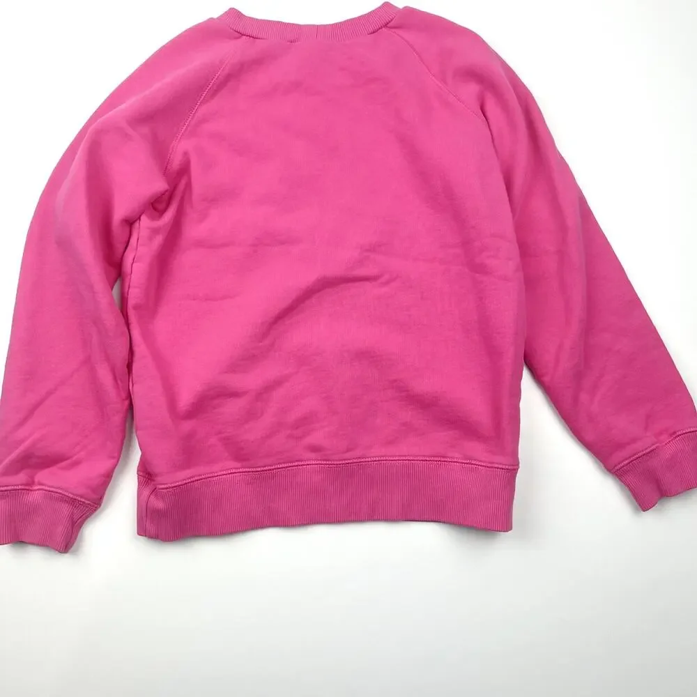 Hanna Andersson Pear Appliqué Pink Sweatshirt