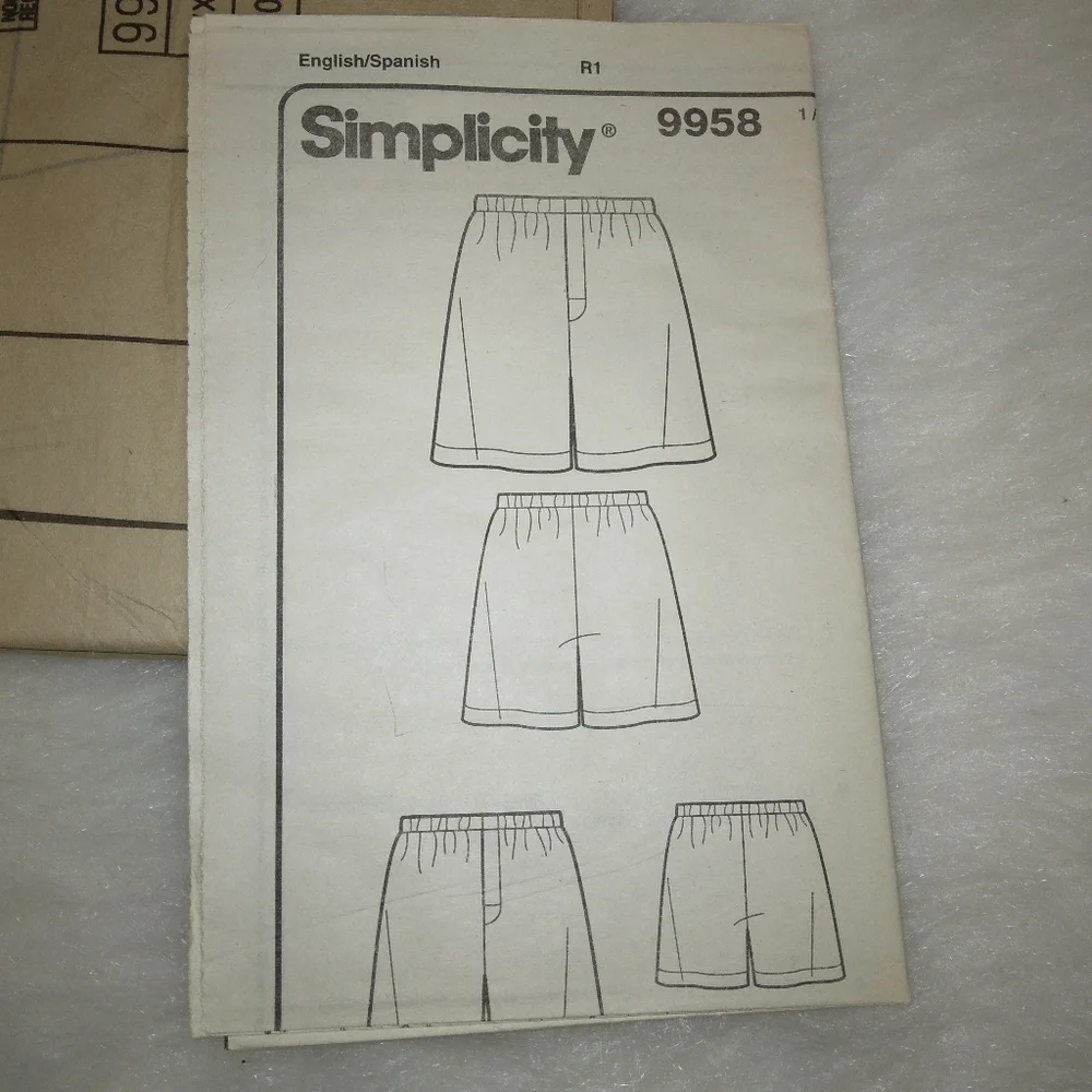 Simplicity sewing pattern