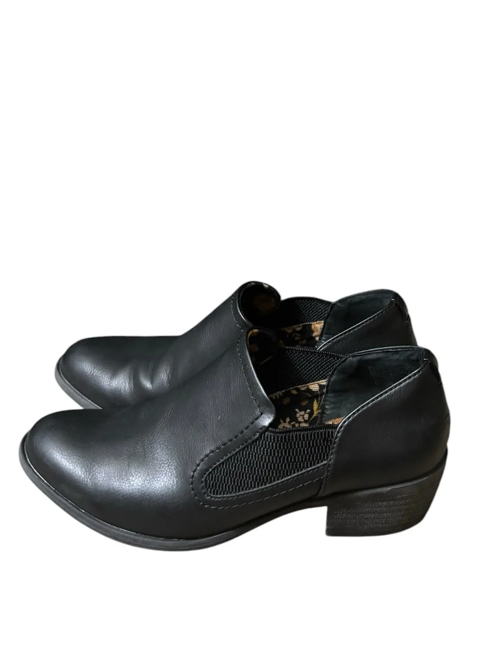 BOC Gail Bootie Black Leather Women’s only worn 1x size 7.5