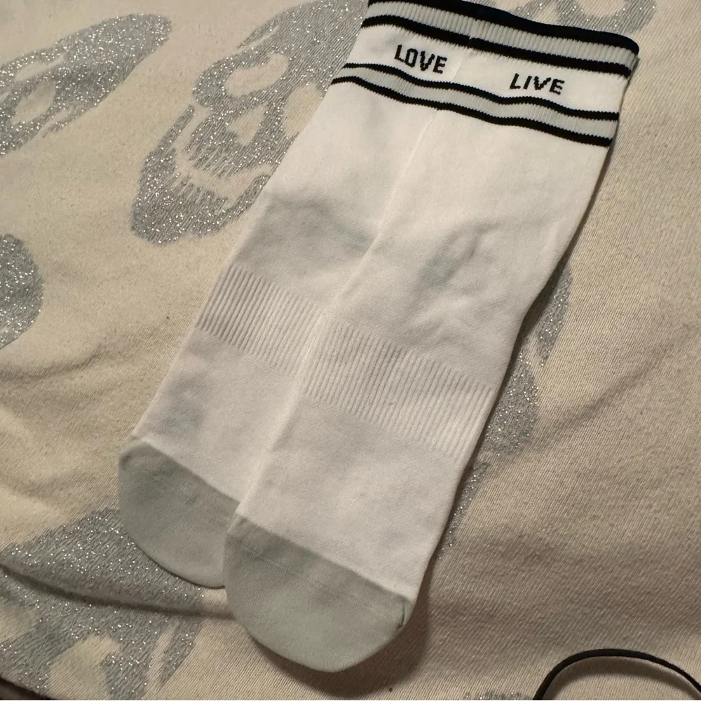 Lululemon athletica White and Black Socks NWOT