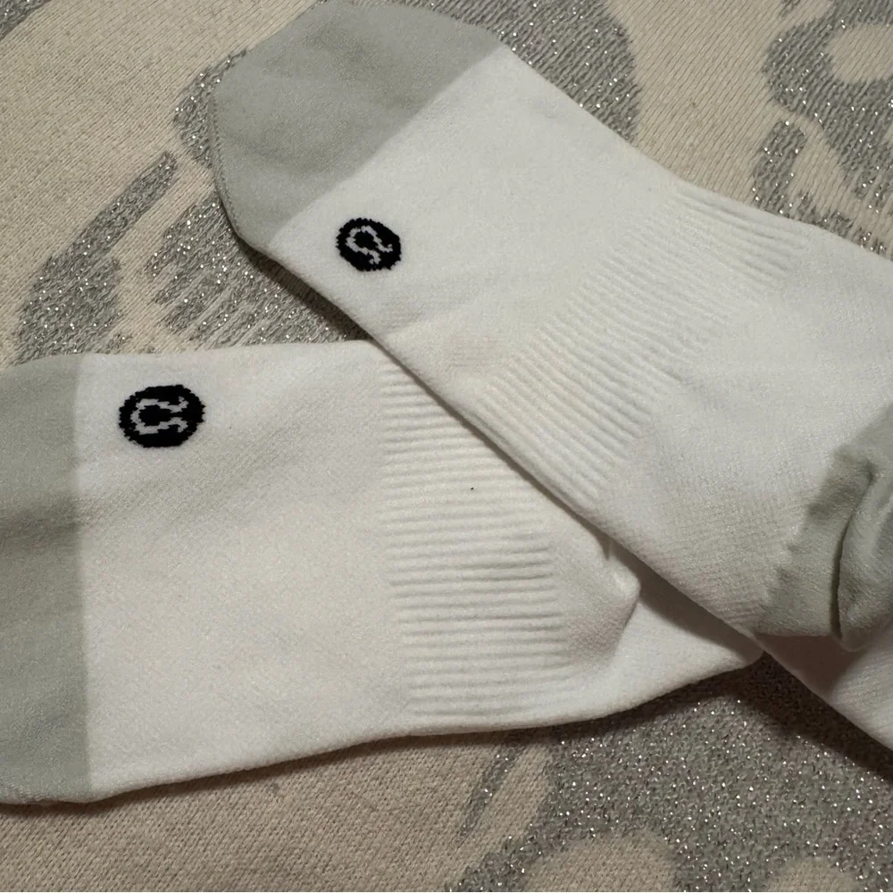 Lululemon athletica White and Black Socks NWOT