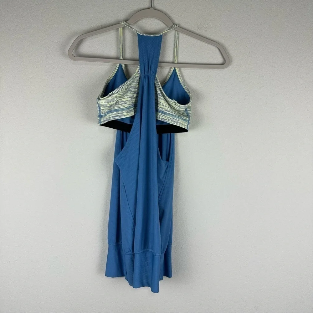 Lululemon Limitless Blue No Limits Athletic Athleisure Tank Top Size 6