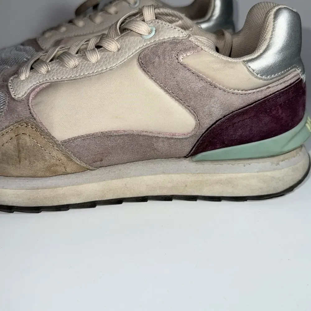 Hoff city sneakers multi color block lace up. women’s size 9