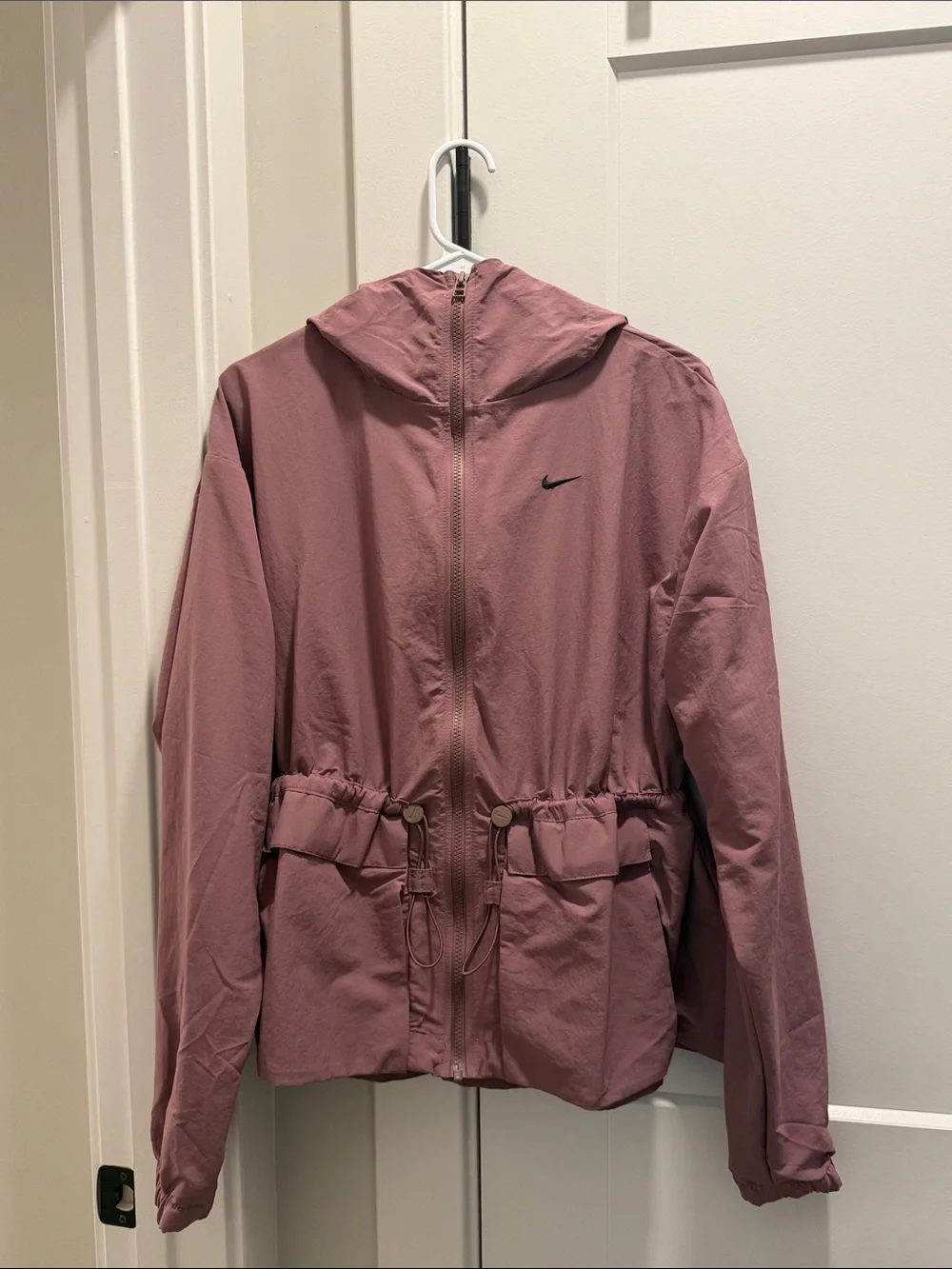 Nike Women's Dusty Rose Hooded Utility Jacket