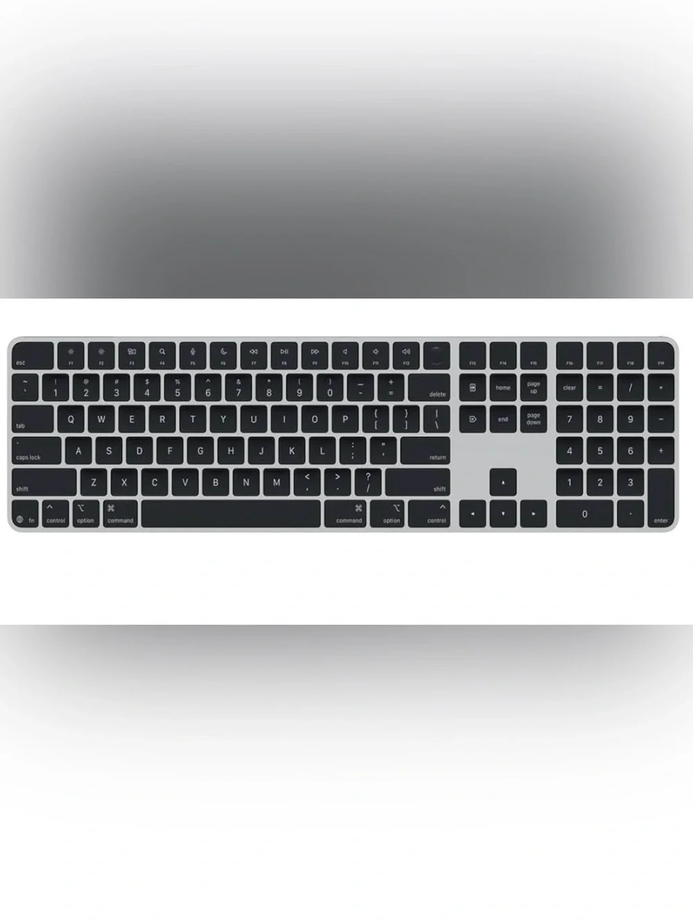 MXZK83LL/A Magic Keyboard With Touch ID And Numeric Keypad Black