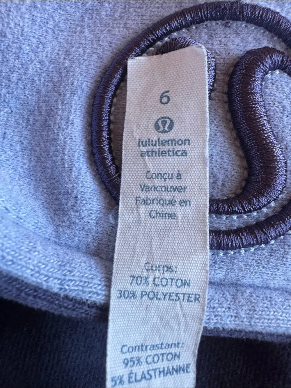 lululemon athletica Blue Scuba Full-Zip Hoodie