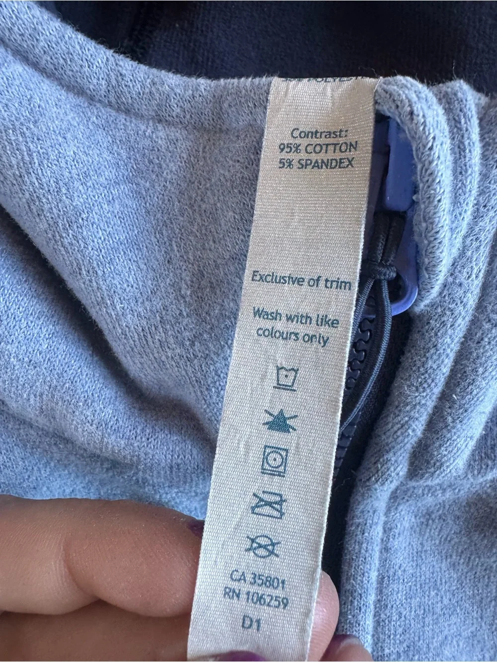 lululemon athletica Blue Scuba Full-Zip Hoodie