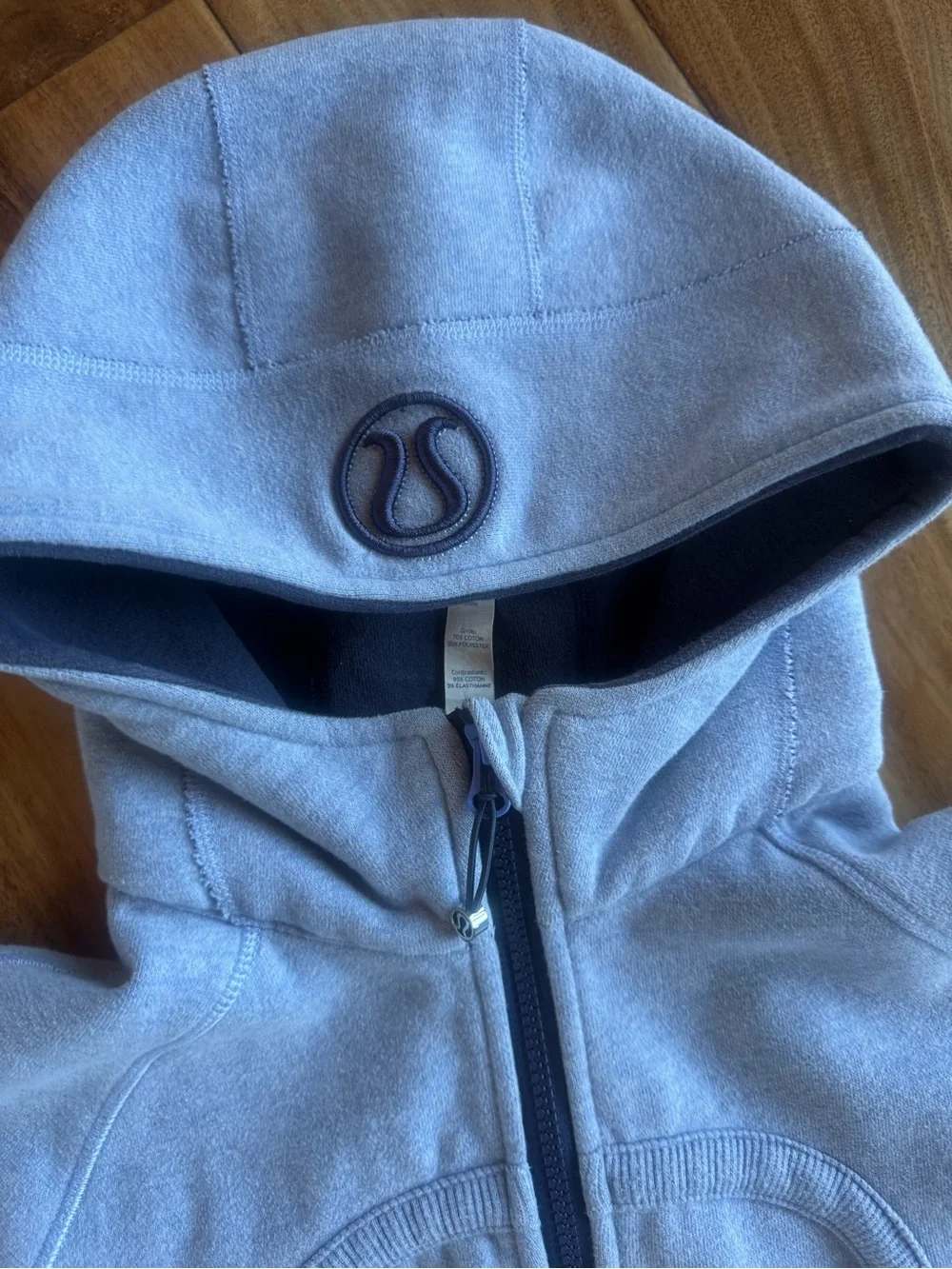 lululemon athletica Blue Scuba Full-Zip Hoodie