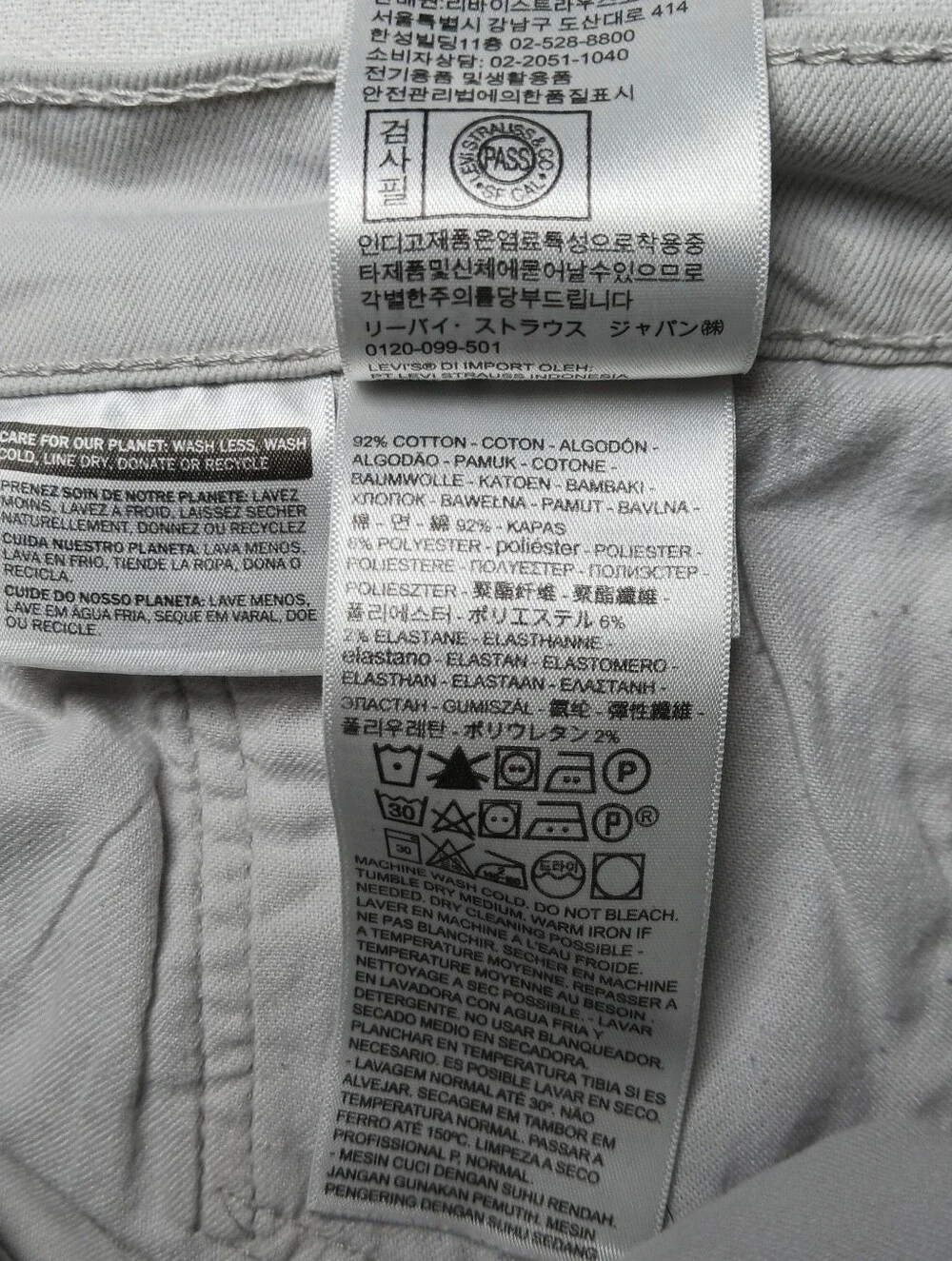 Levis straight fit