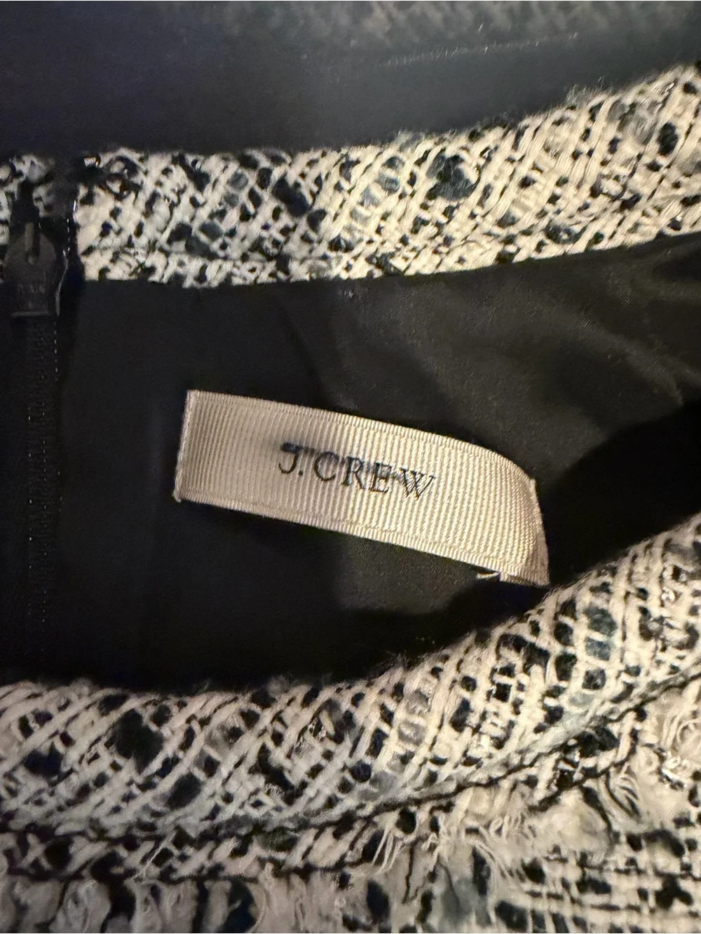 J. Crew tailored tweed