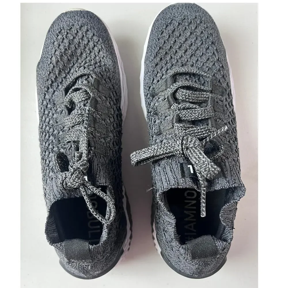 NOBULL Knit Runner Gray Athletic Sneakers Womens Size 8.5