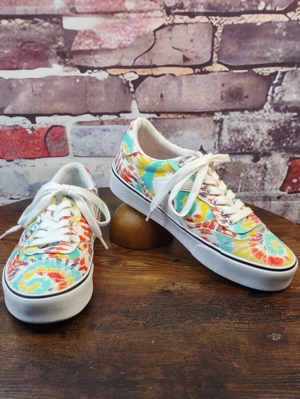 Airwalk Tie Dye Canvas Sneakers-(Mismatched Size)