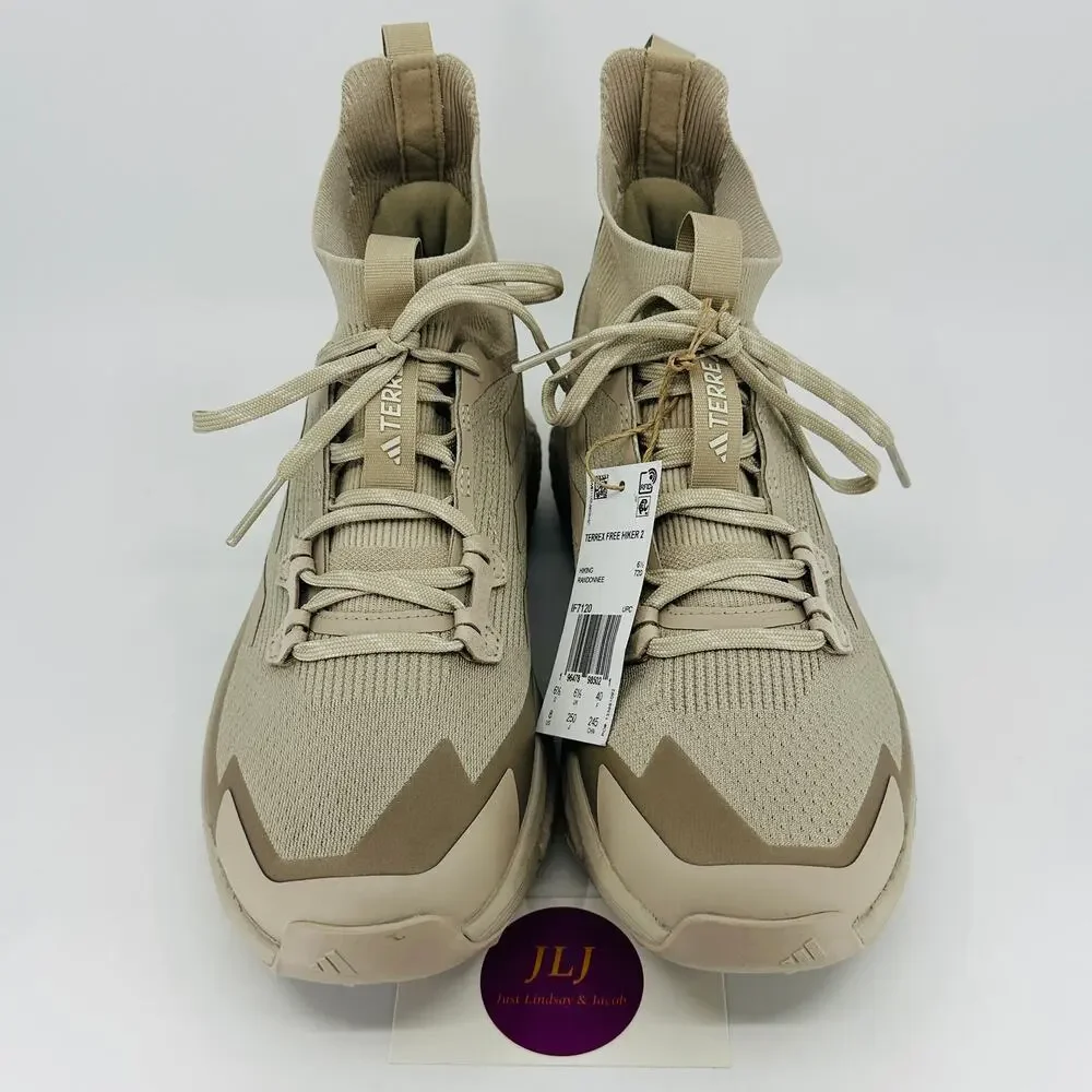 Adidas Women's Terrex Free Hiker 2.0 Hiking Shoes 'Wonder Beige' IF7120 Size 8