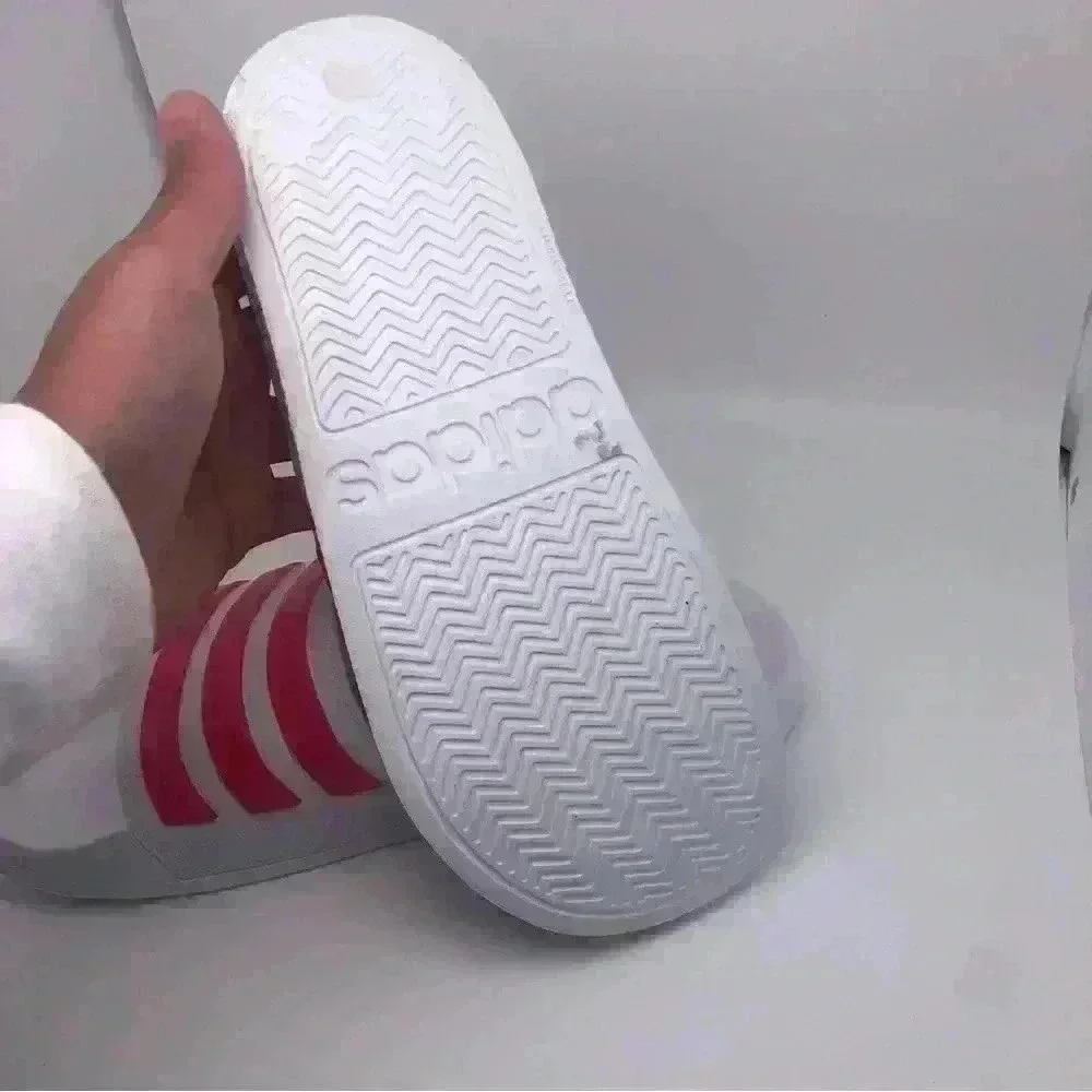 adidas pink white