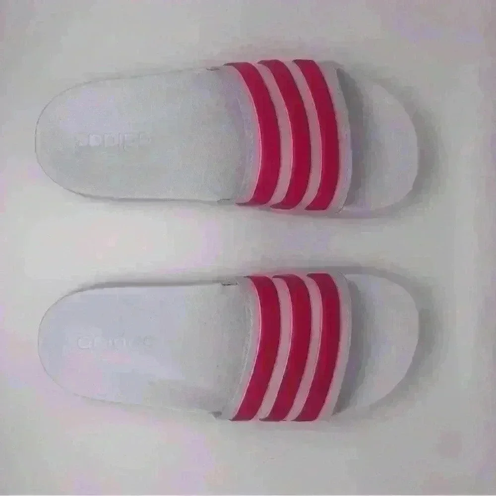 adidas pink white