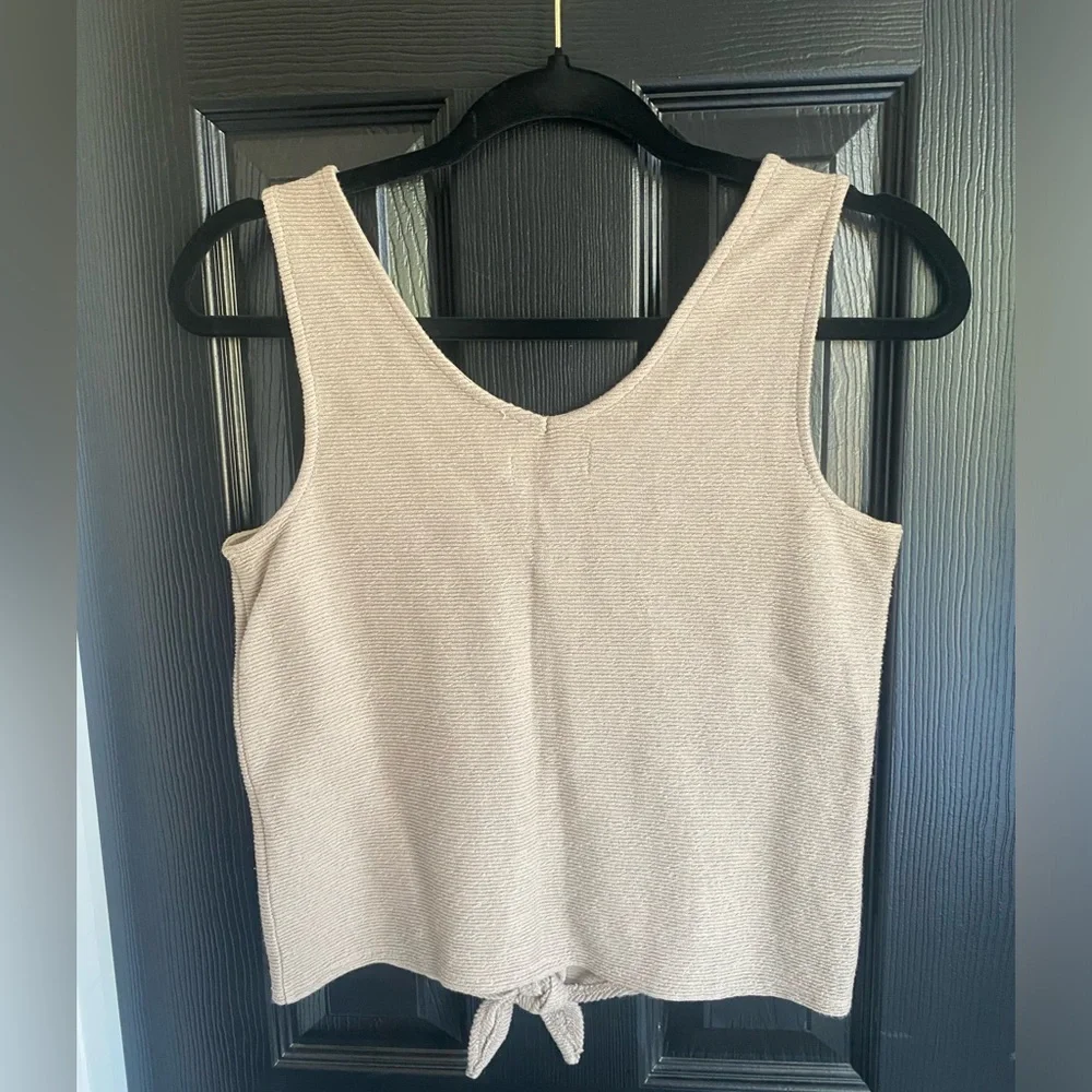 Madewell beige tie