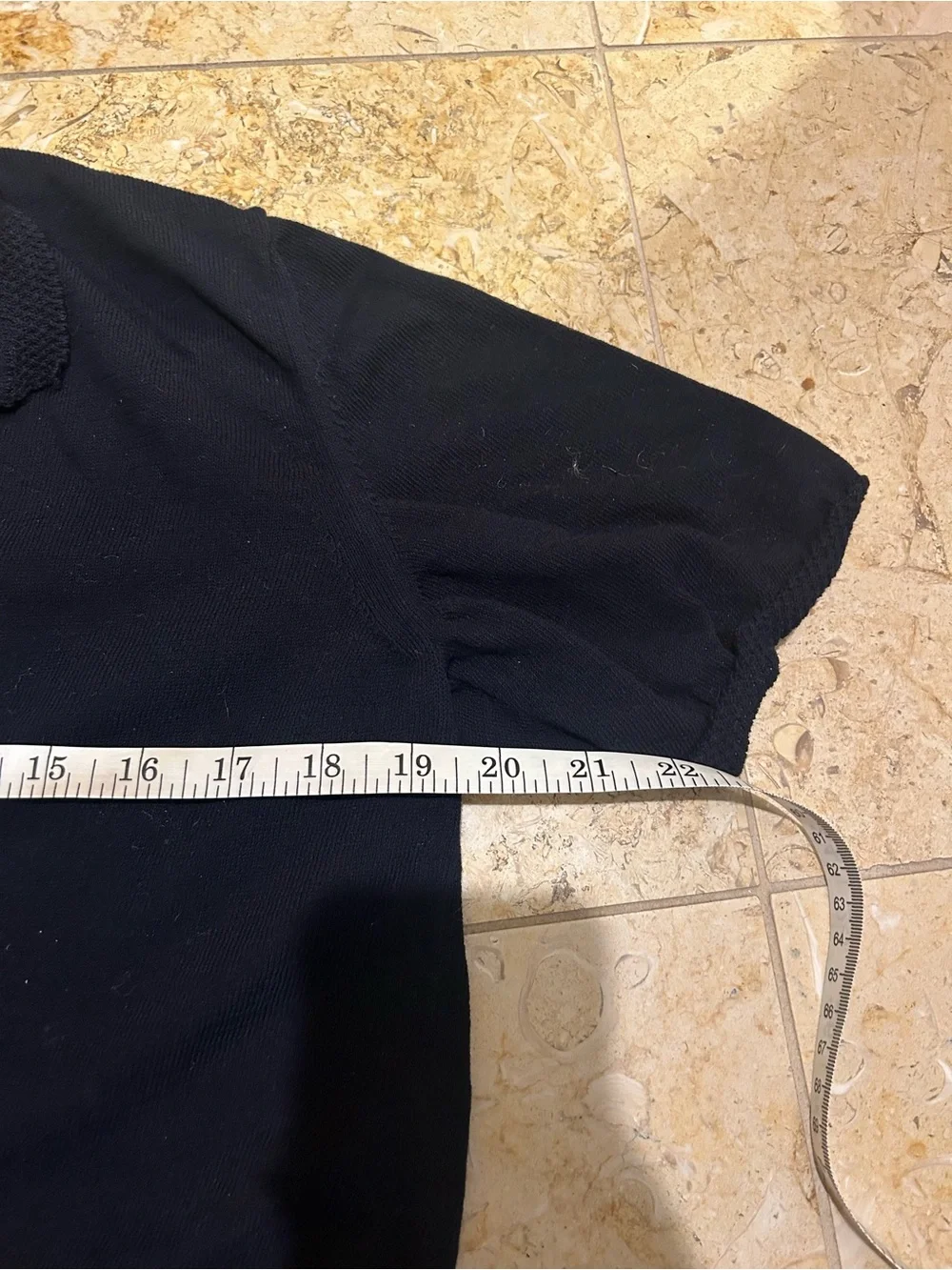 A.P.C. Navy Cotton Knit Polo Sweater Top With Pocket & Collar Detail Size M