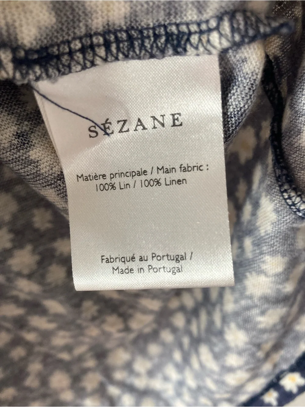 Sezane soft navy