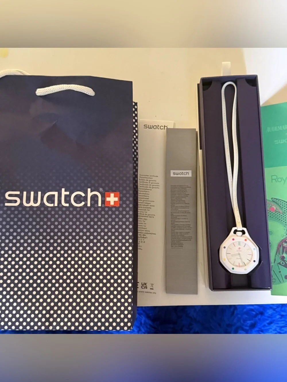 Ap x swatch White