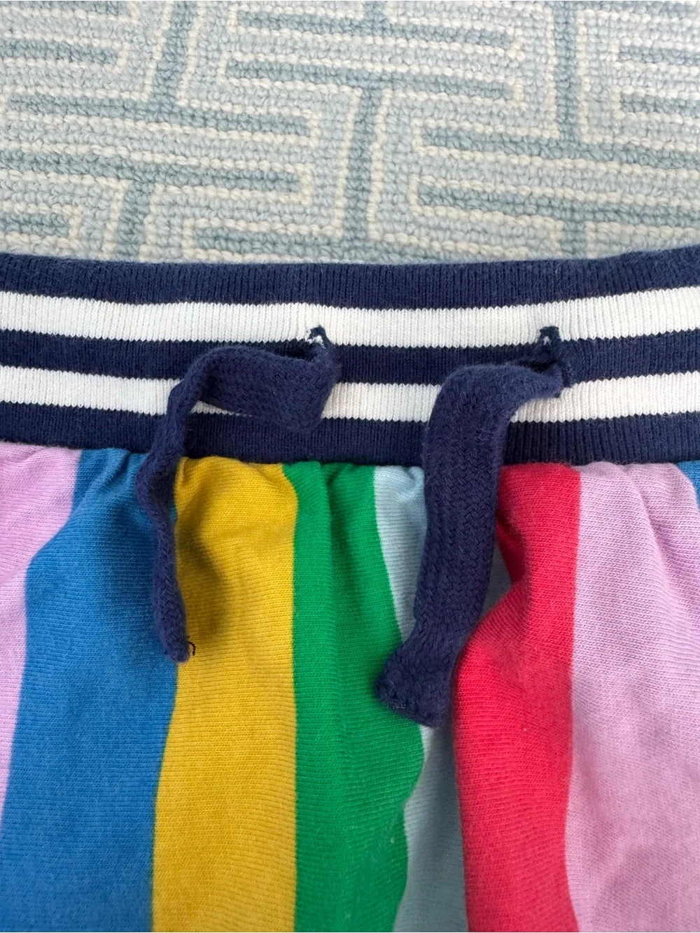 Mini Boden pink skirt yellow