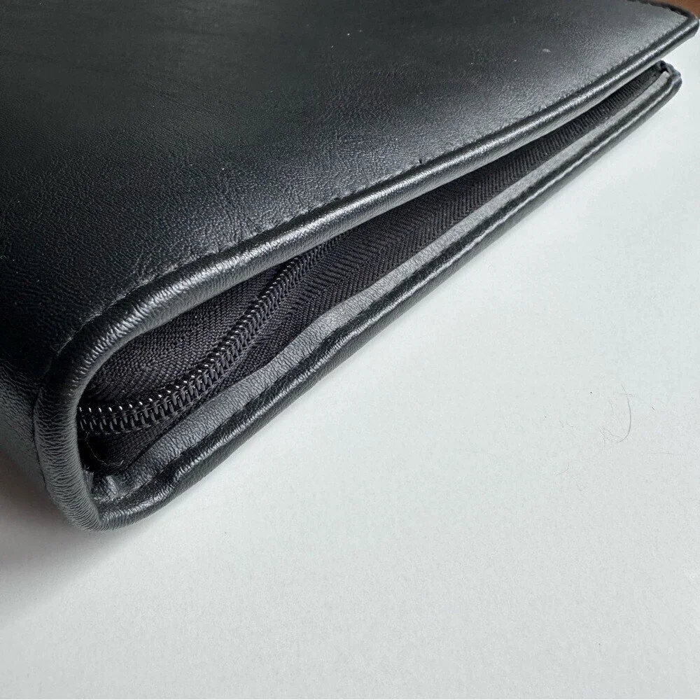 Franklin Covey Black Planner Cover 3 Ring Binder with Zipper