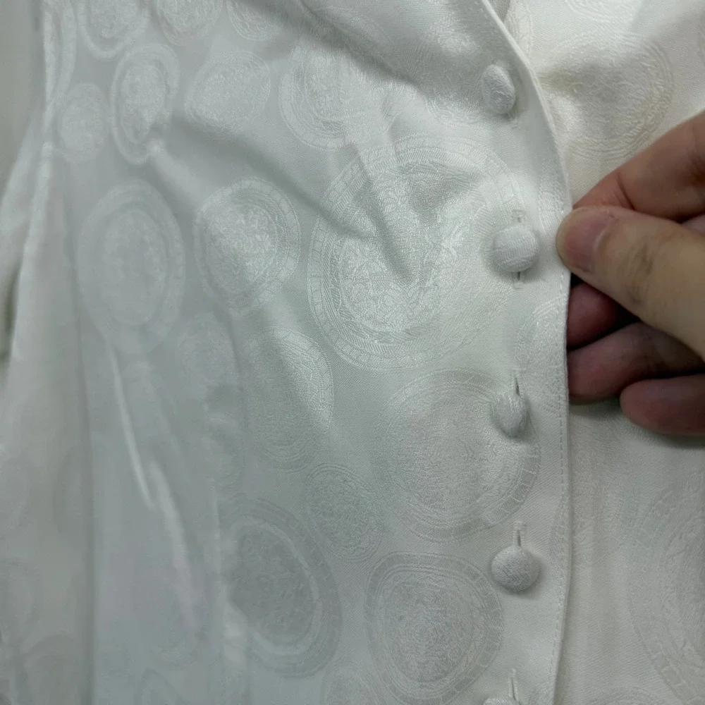 Foxcroft polished button