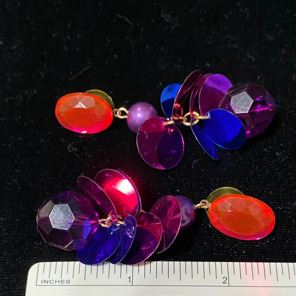 Vintage dangle red