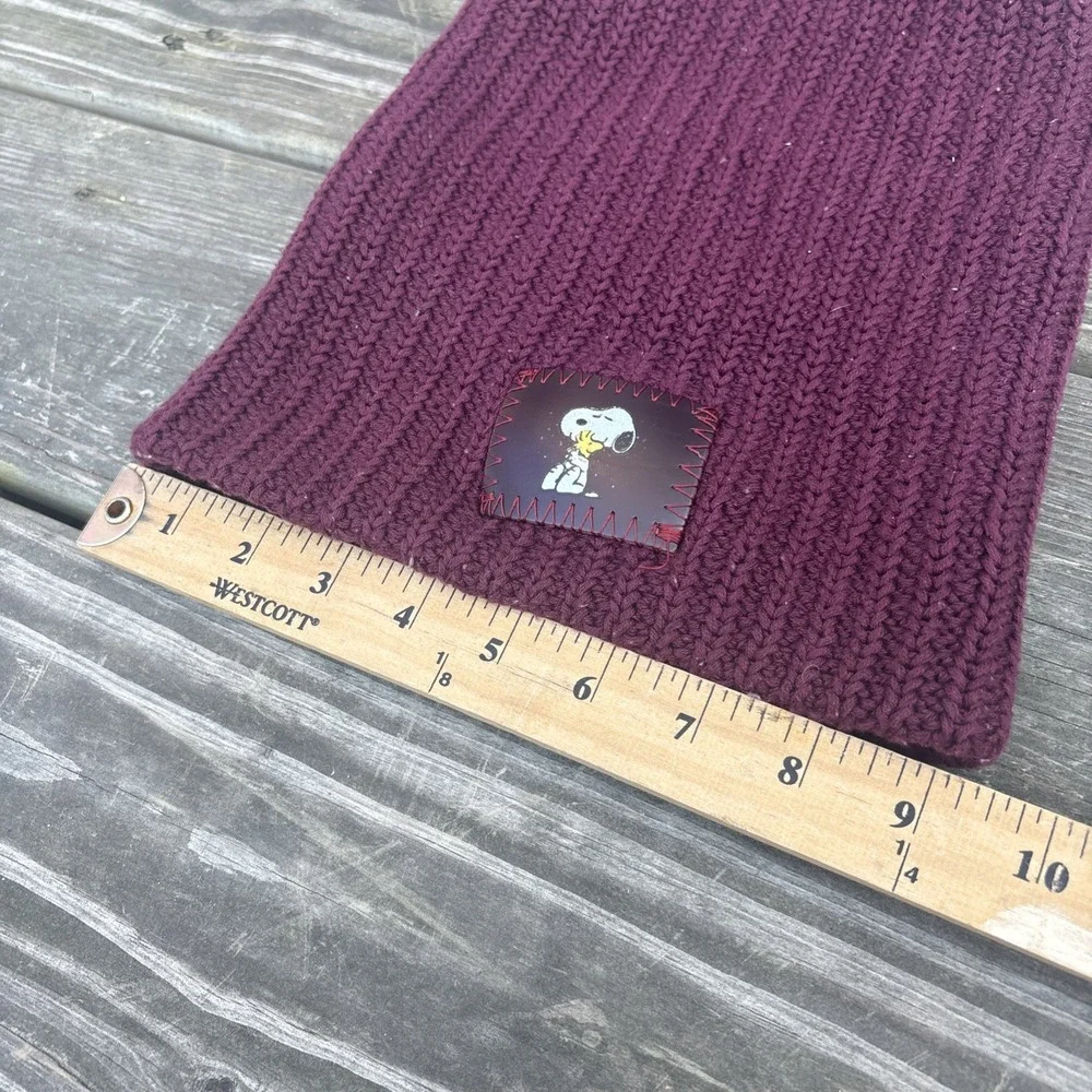 Peanuts Snoopy X Love Your Melon Slouch Beanie Knit Winter USA Cotton