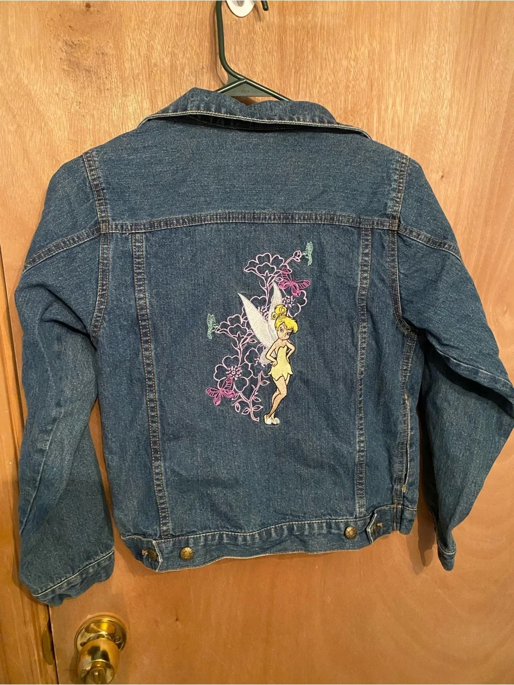 Disney Vintage Tinker Bell Embroidered Denim Jacket