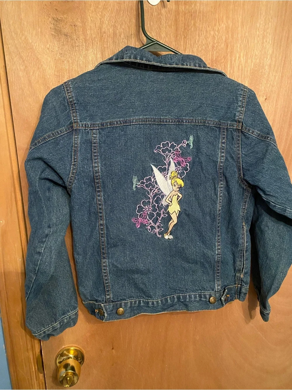 Disney Vintage Tinker Bell Embroidered Denim Jacket