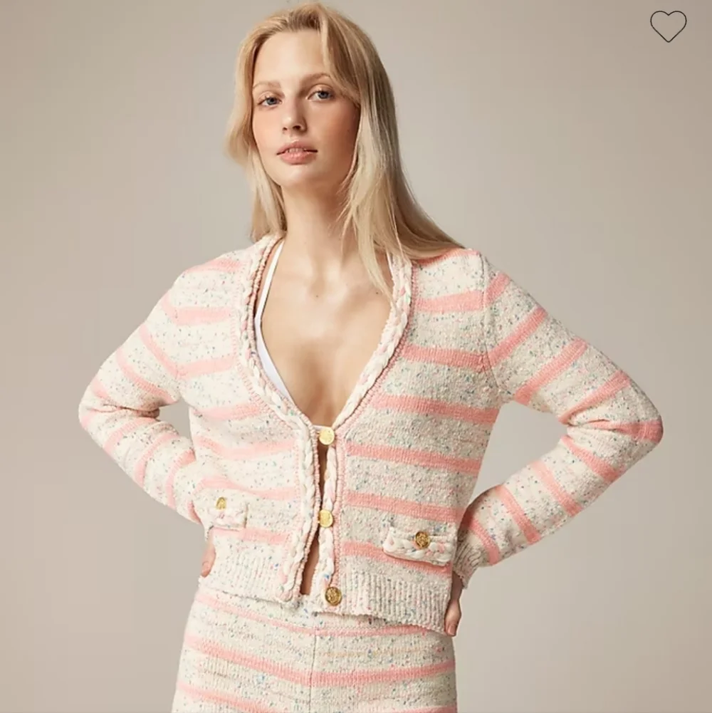 J Crew Space Dyed Sweater Lady Jacket BZ503 NWT Small