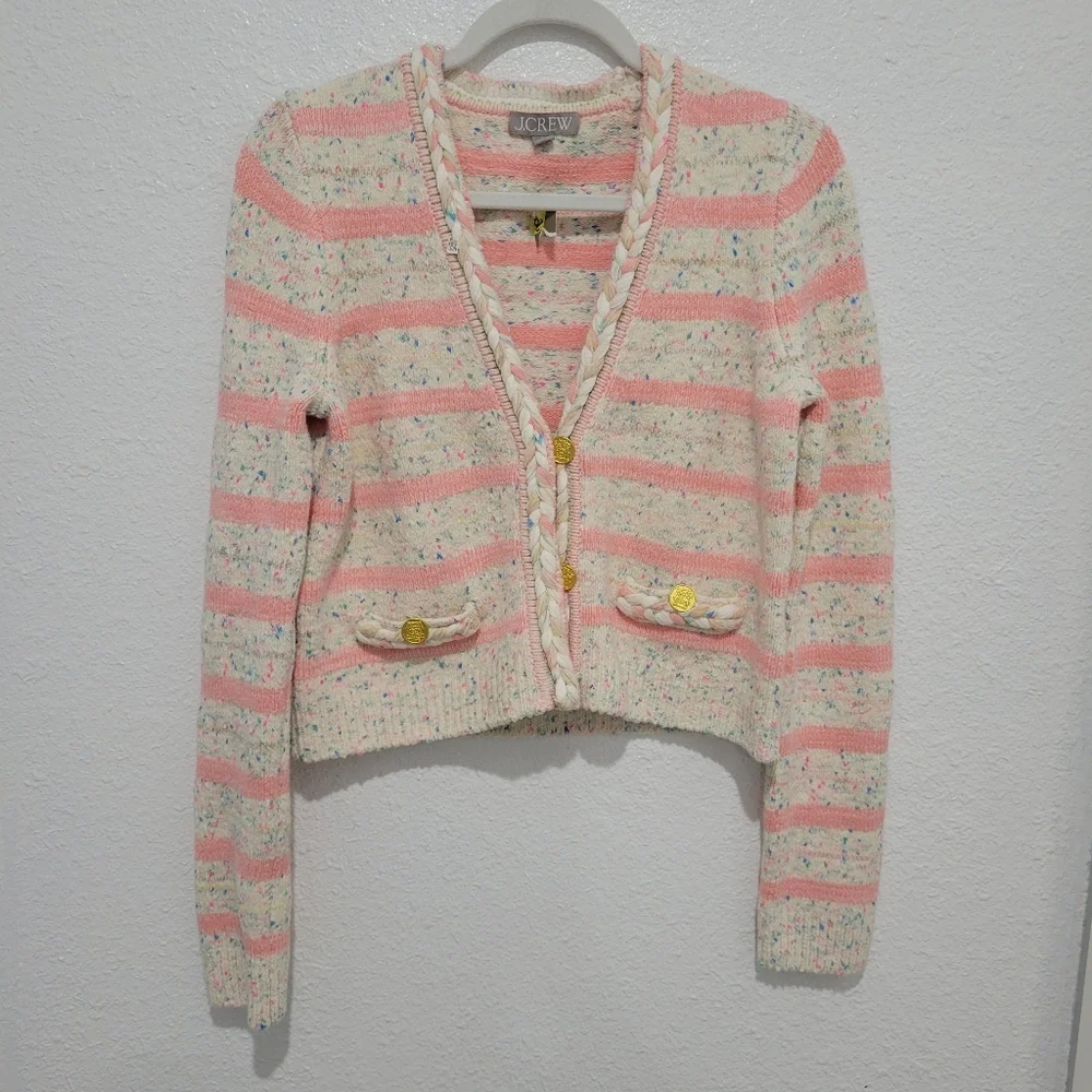 J Crew Space Dyed Sweater Lady Jacket BZ503 NWT Small