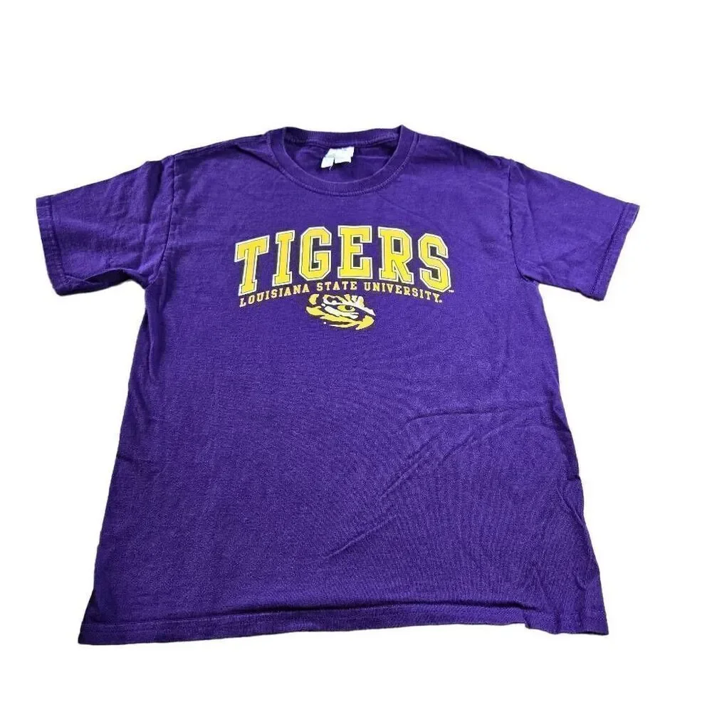 Fruit of the Loom Boys LSU Tigers shirt L