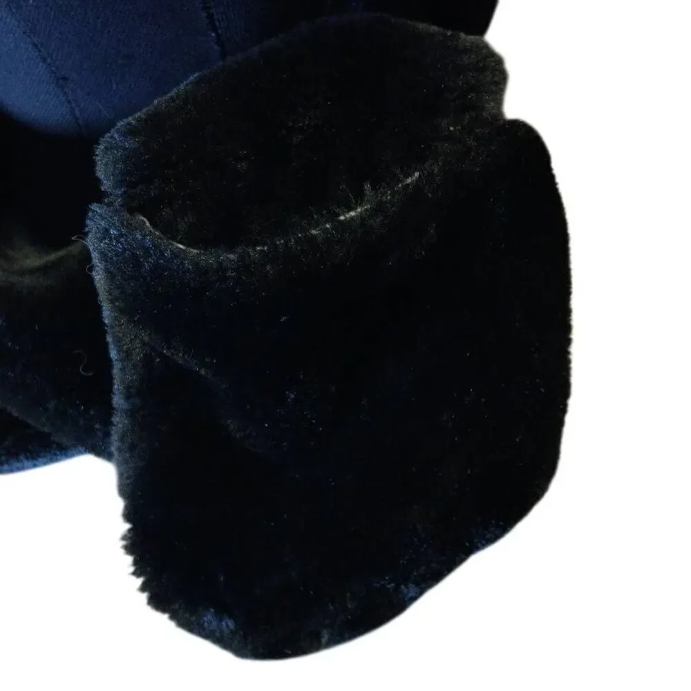 Fuzzy Warm Adult Penguin Hat with built in Scarf and Hand warmers