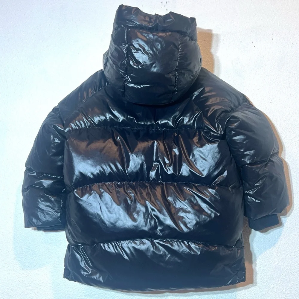 Zara Kids Water Repellent Hooded Down Puffer Coat Size 3-4Y
