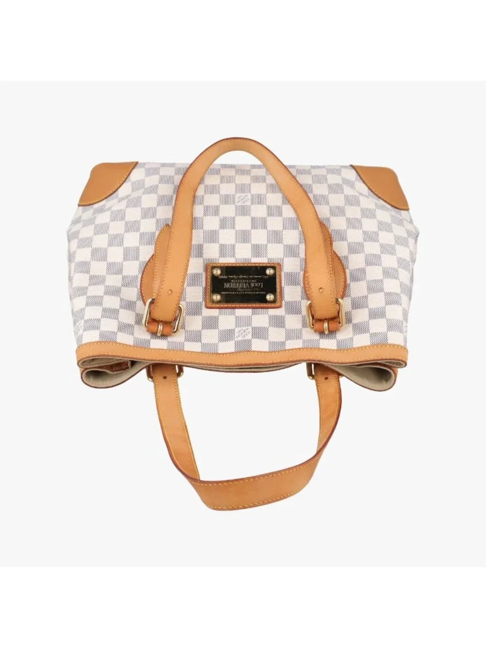 Louis Vuitton Hampstead MM Azur Damier Canvas Tote
