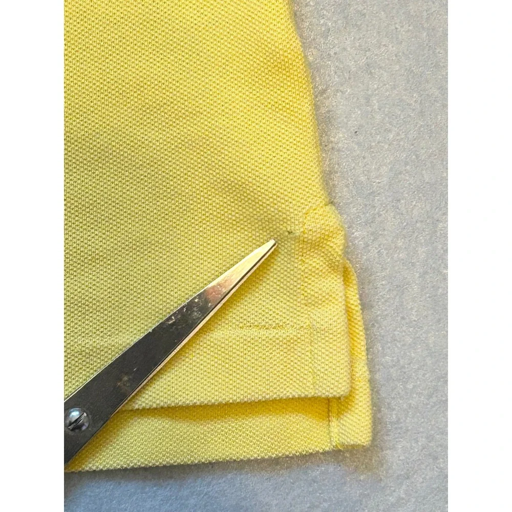 Polo Ralph Lauren Boys Yellow Cotton Pique Short Sleeve Polo Shirt Size 4/4T