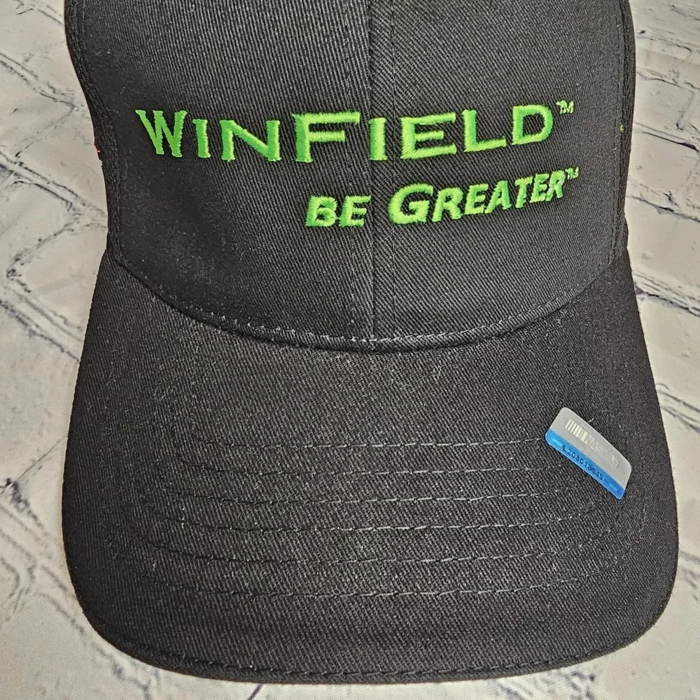 Richard Petty Motorsports Baseball Hat Stretch Black NASCAR Embroidered Winfield