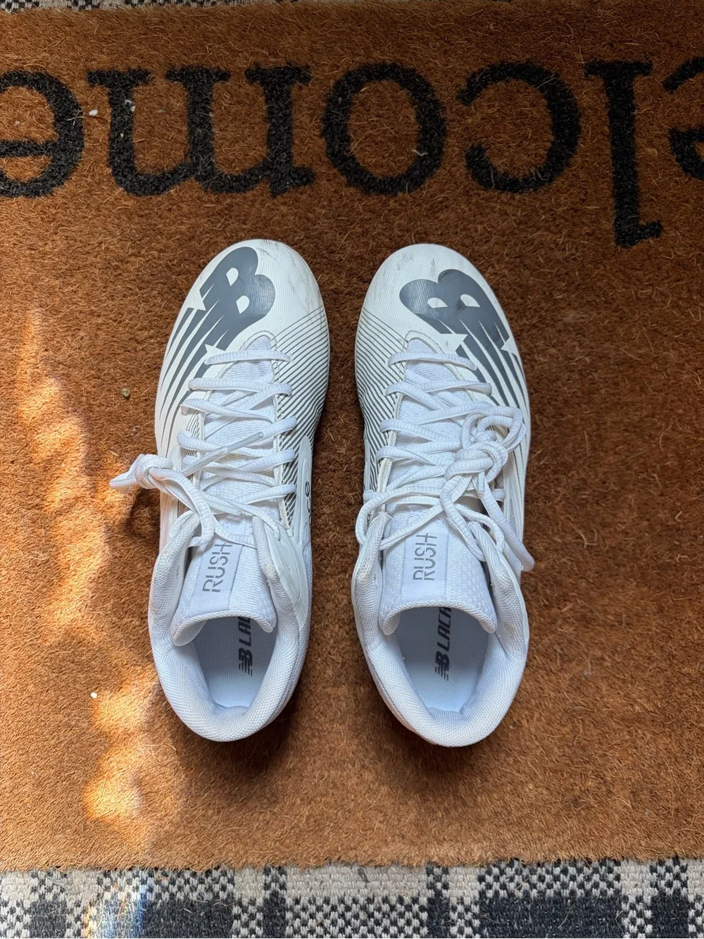 New Balance Women’s White RUSH Lacrosse Cleats