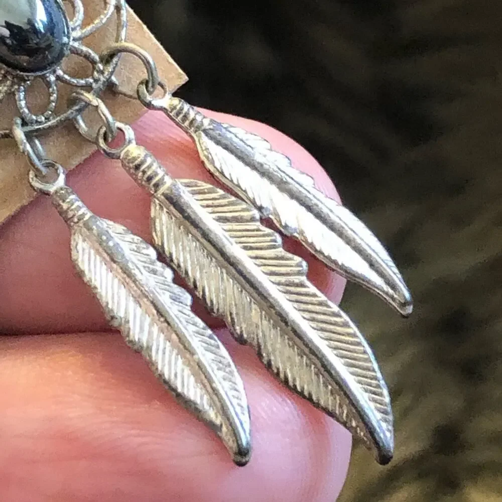 Vintage long silver