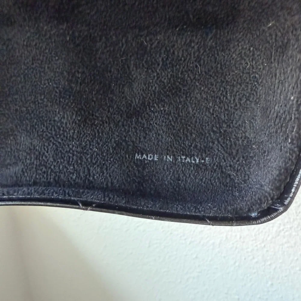 Chanel Sunglasses Case Only Black Quilted Leather CC Logo Clamshell
