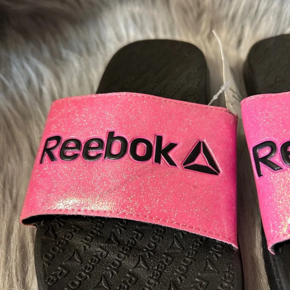 Reebok slides girls