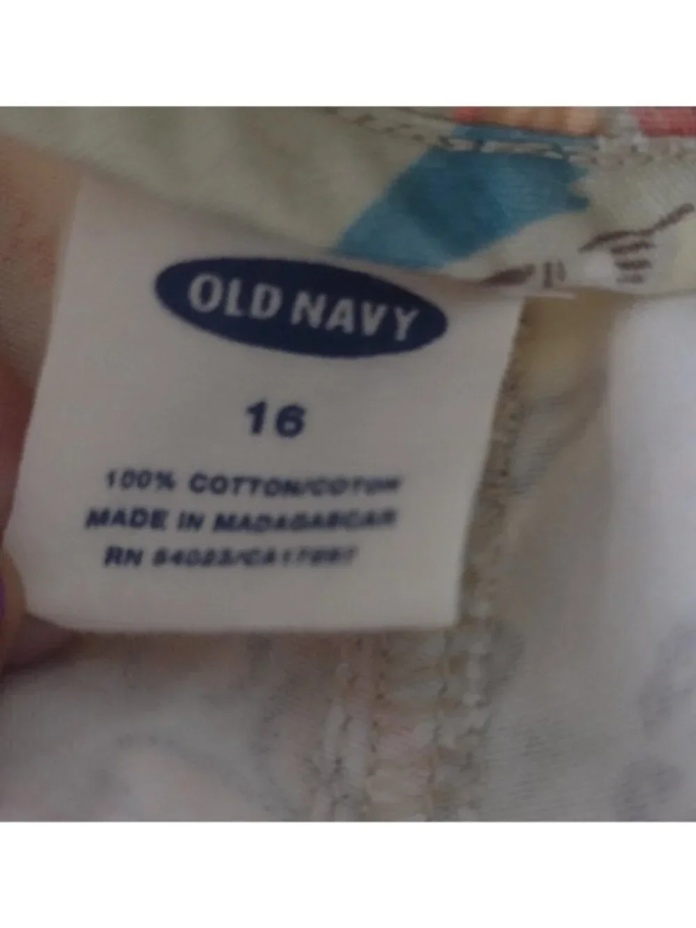 Old Navy sides owned buttons