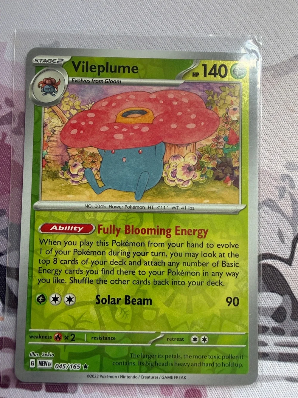 Oddish, Gloom, Vileplume & Bellossom Pokémon Evolution Reverse Holo Lot ✨5/$25✨