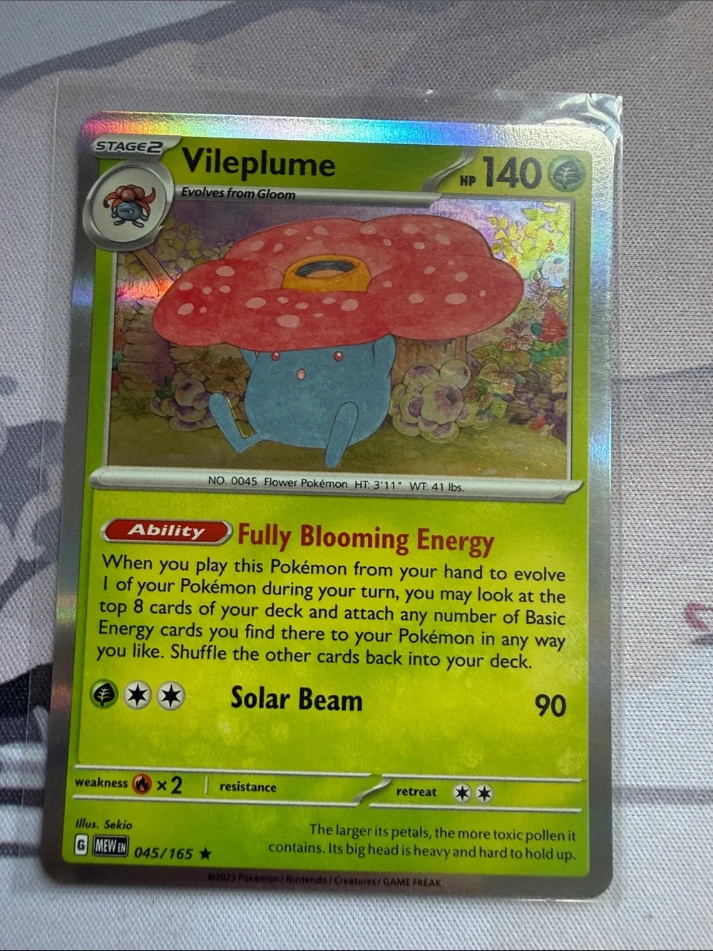Oddish, Gloom, Vileplume & Bellossom Pokémon Evolution Reverse Holo Lot ✨5/$25✨